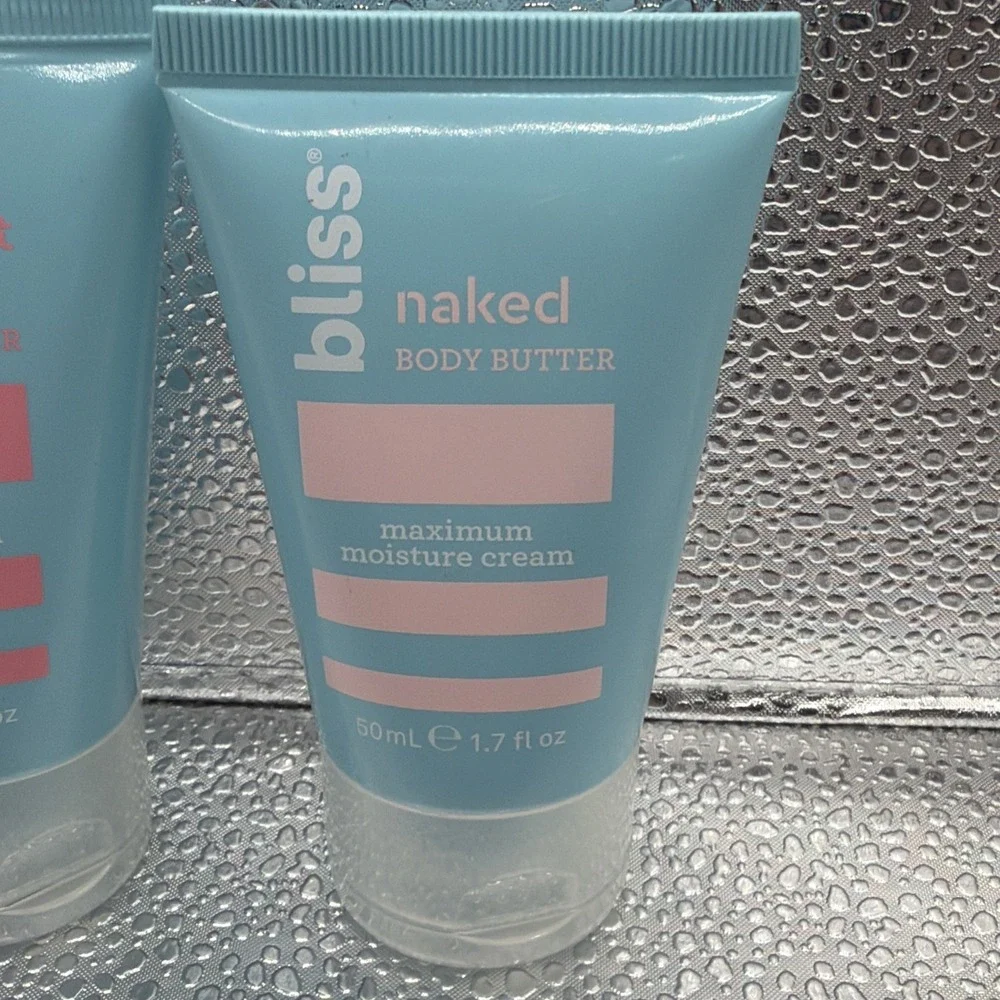 Lot of (3) BLISS Lemon Sage, Grapefruit Aloe Naked Body Butter - 1.7 Oz‎ Each